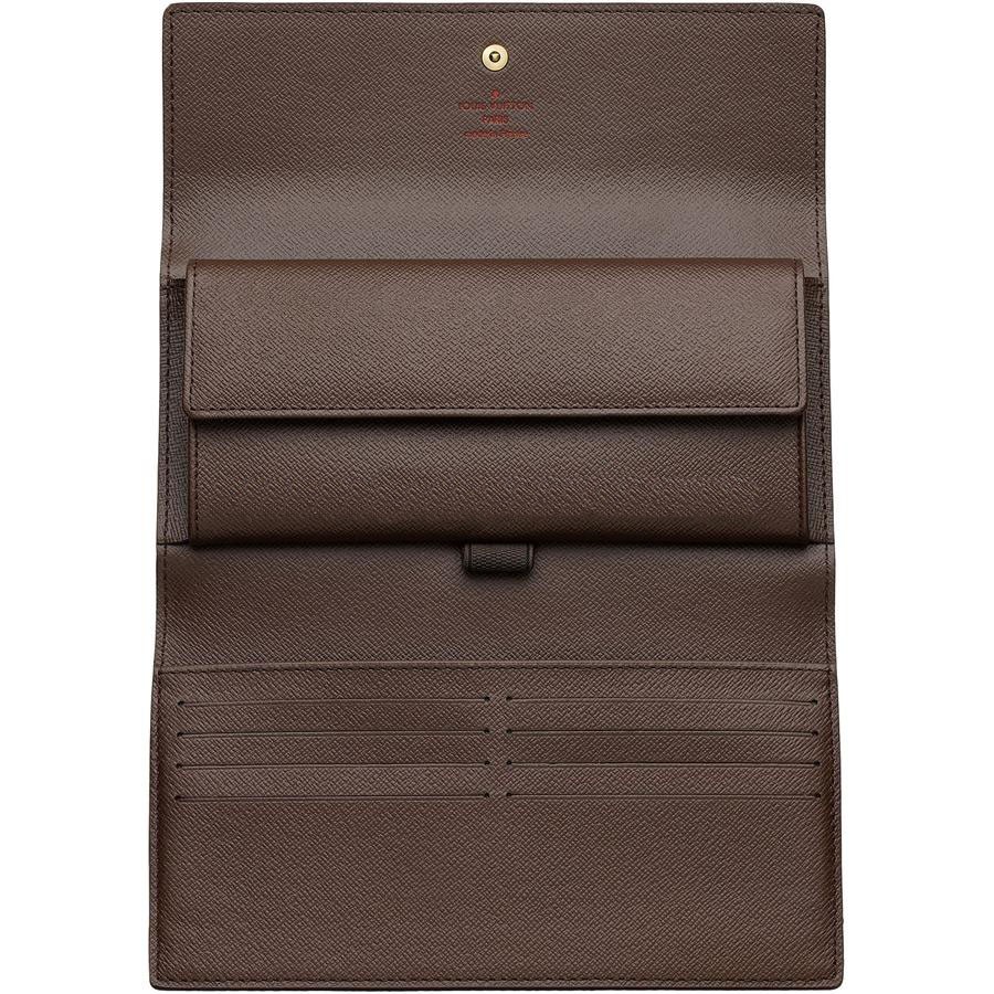 Best Replica Louis Vuitton International Wallet Damier Ebene Canvas N61217
